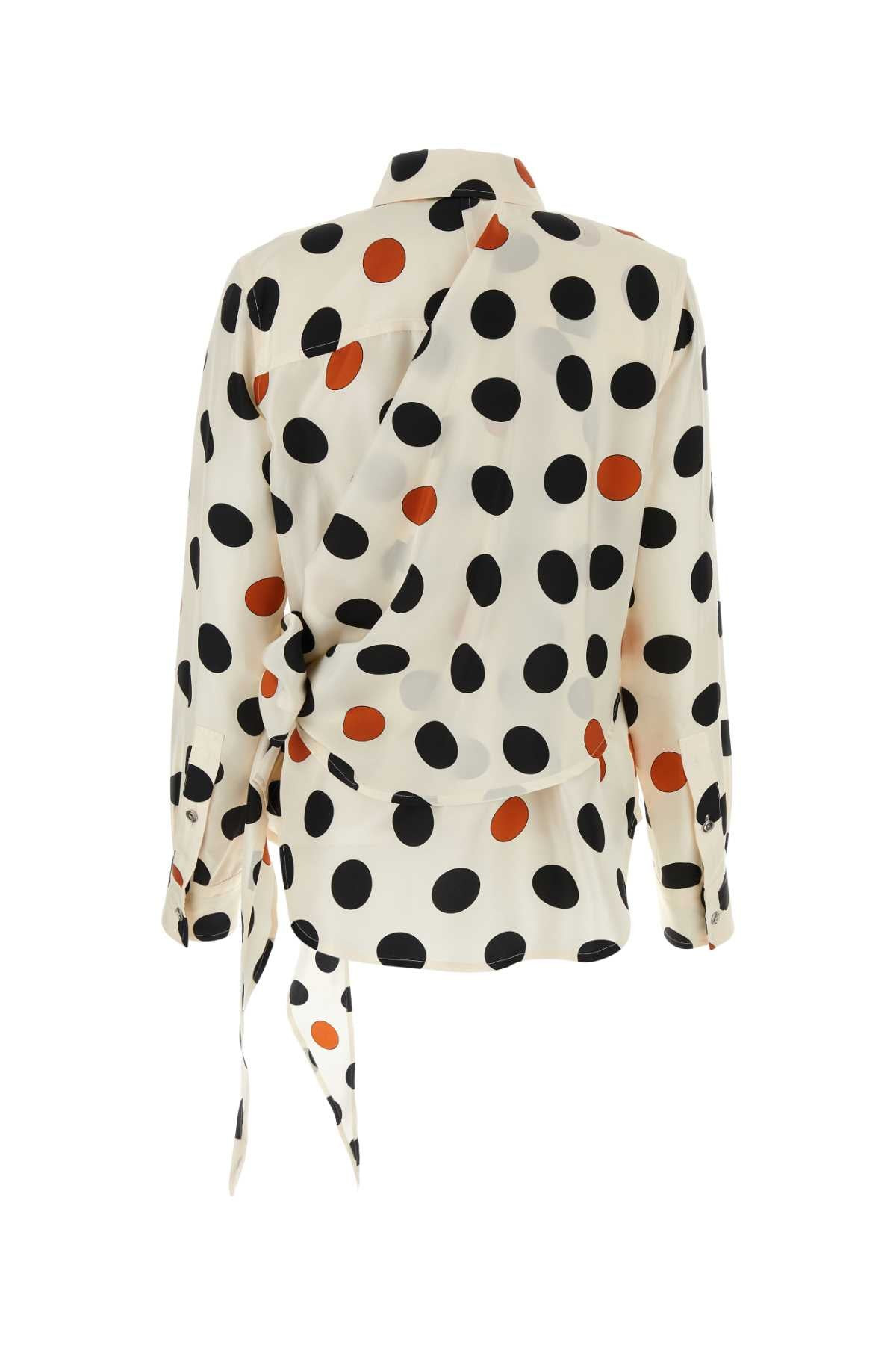 Bottega Veneta Women Printed Silk Shirt - 2