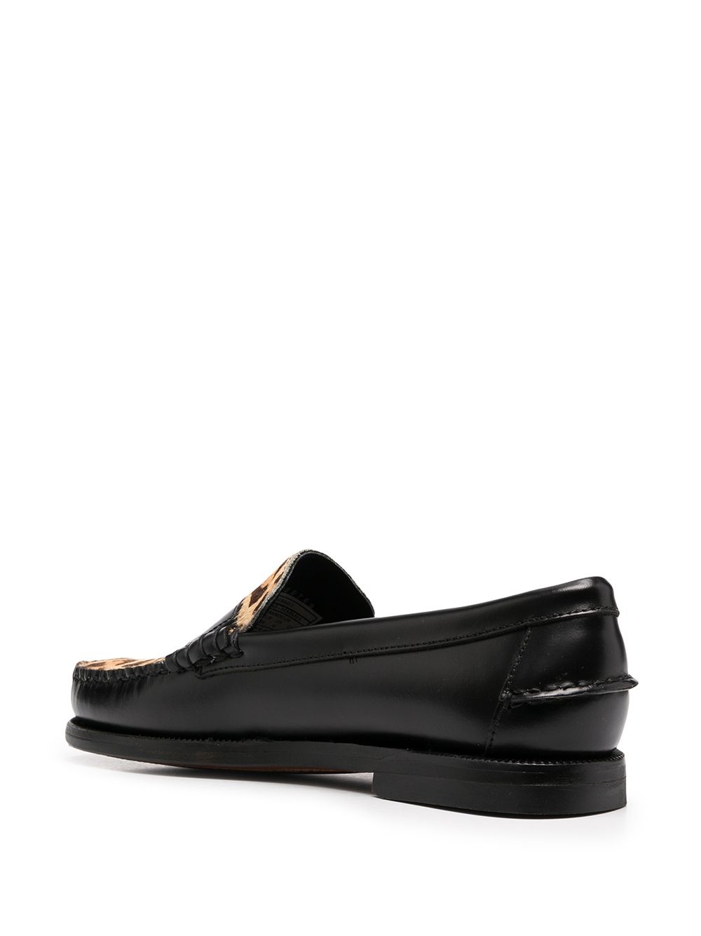 leopard-print loafers - 3
