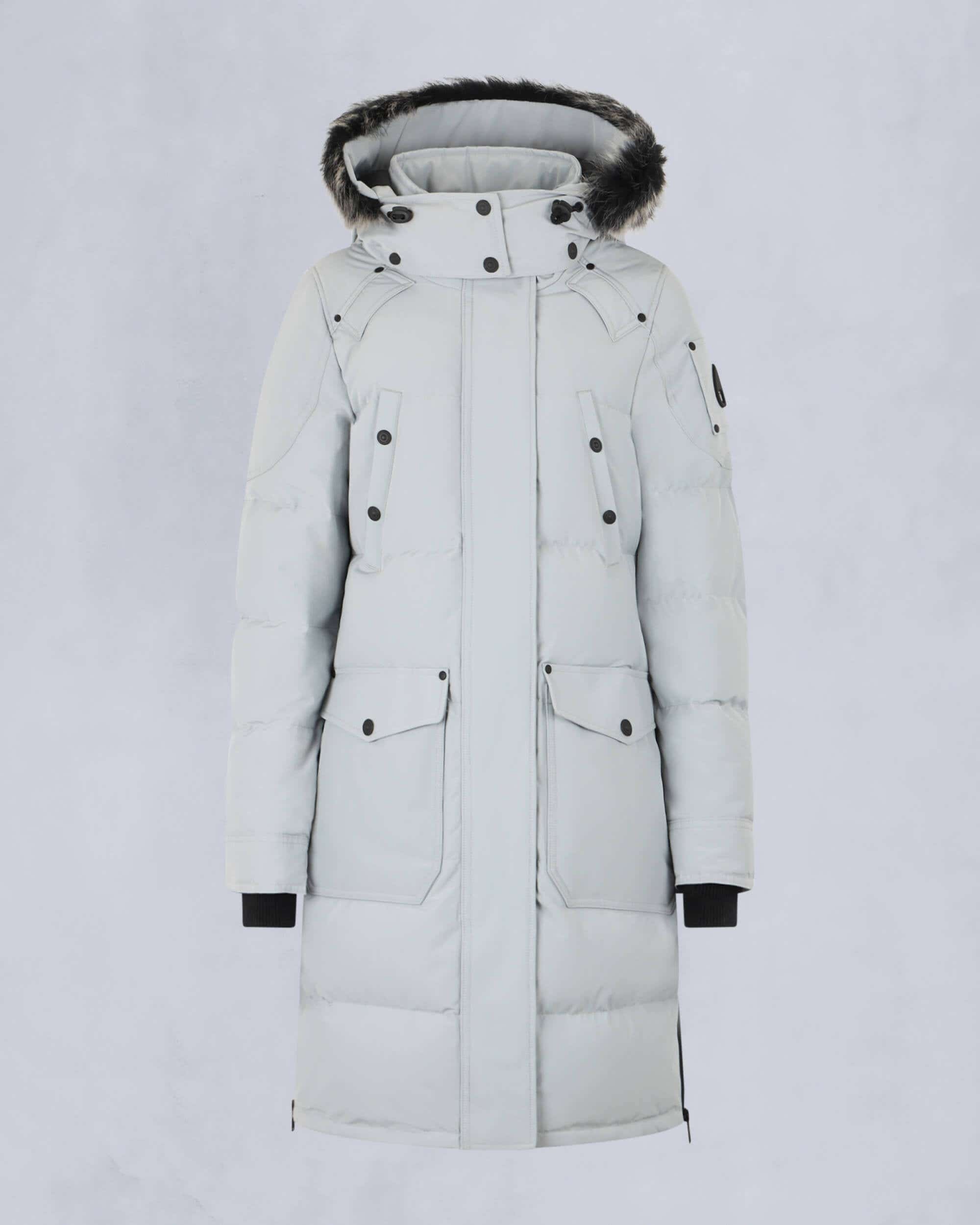 ONYX SHEARLING CAUSAPSCAL PARKA - 1