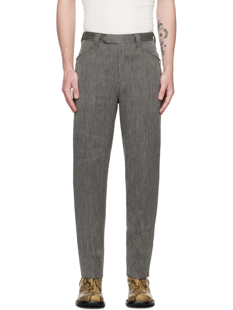 Black & White Western Trousers 1