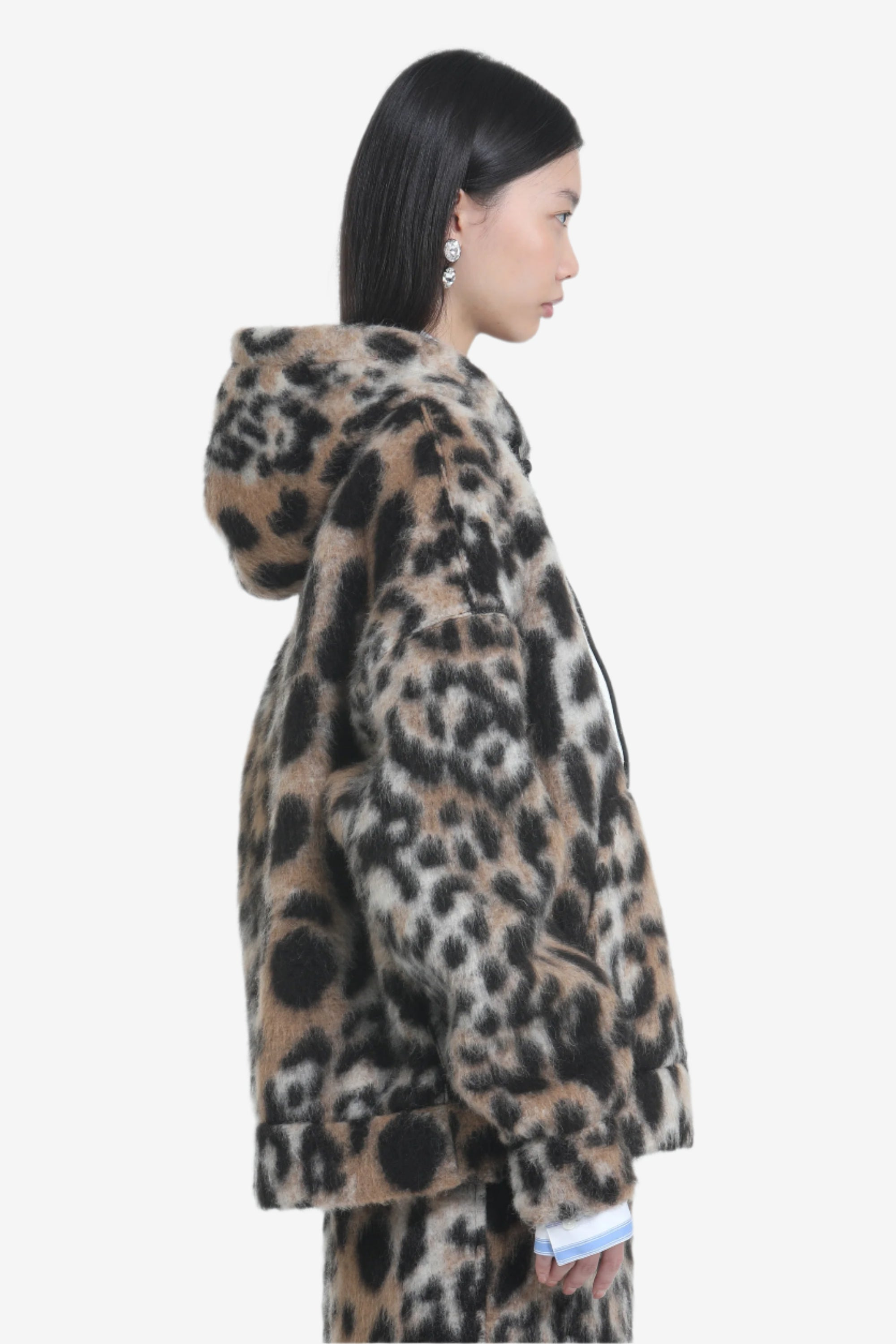 LEOPARD HOODED JACKET - 3