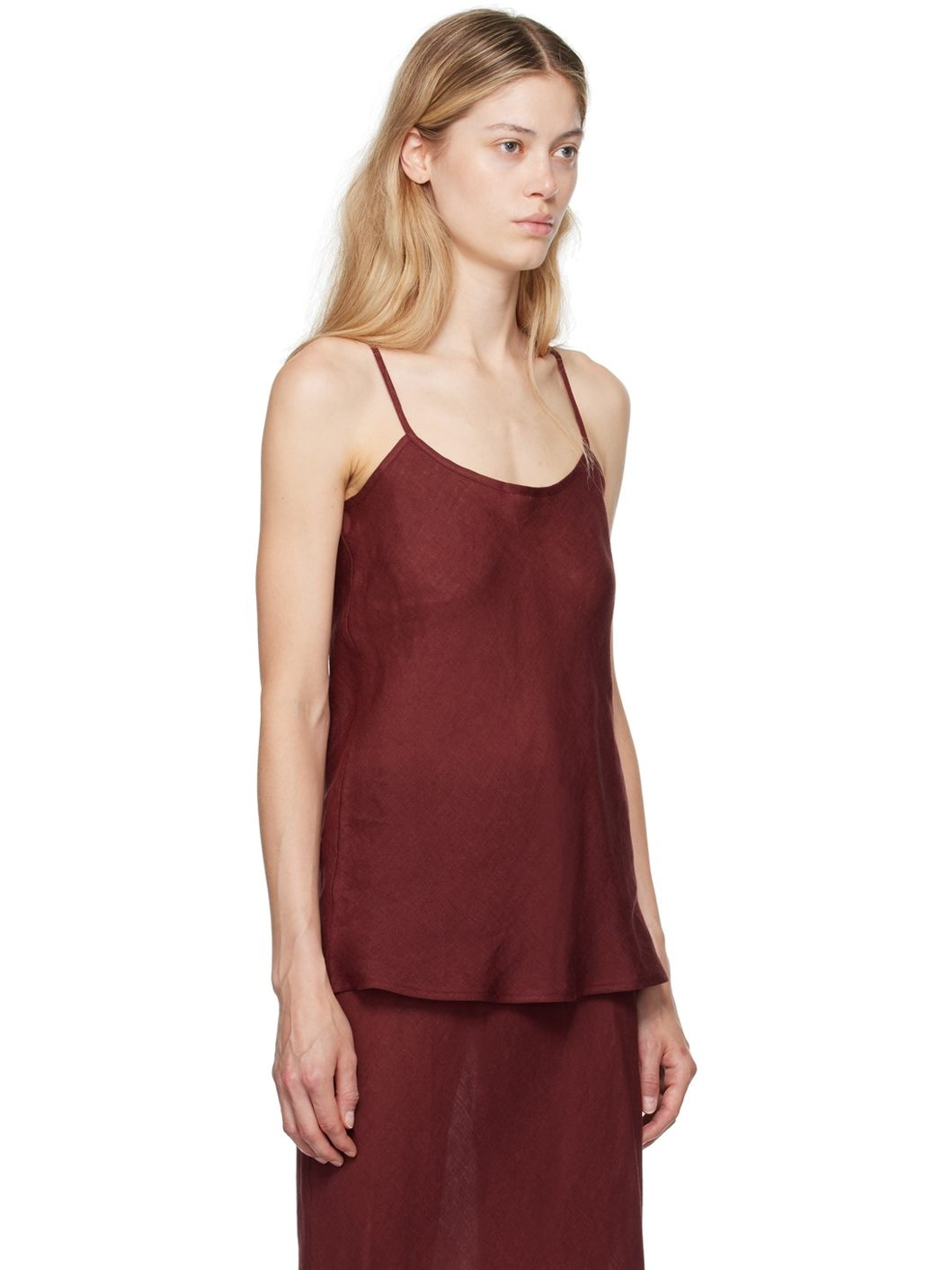 Burgundy Dydine Tank Top - 2
