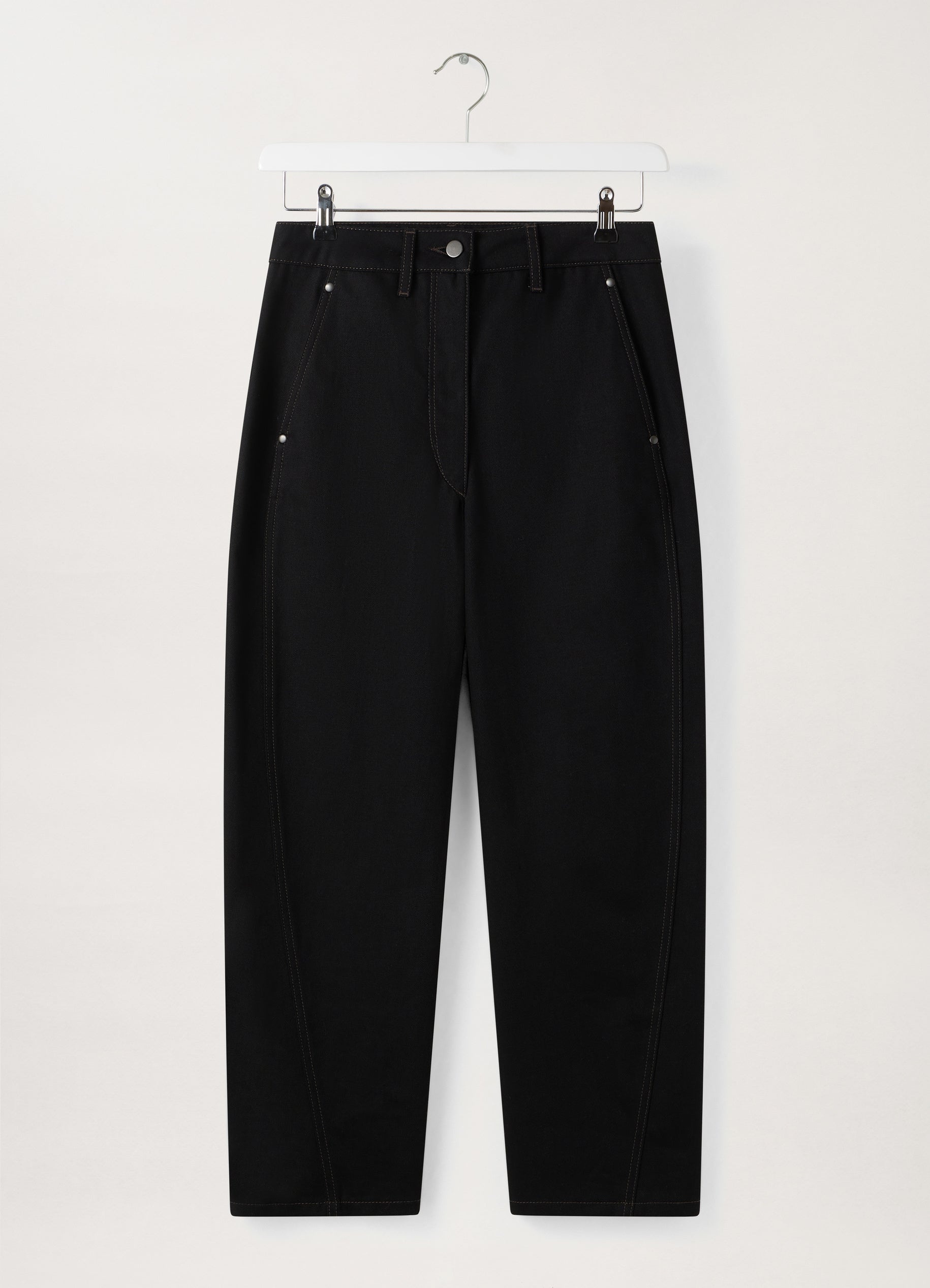 DENIM TWISTED PANTS - 1