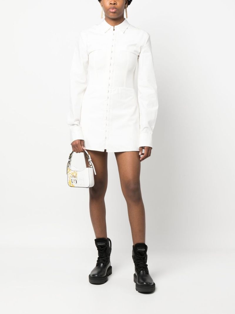 panelled 'Barocco' design shoulder bag - 3