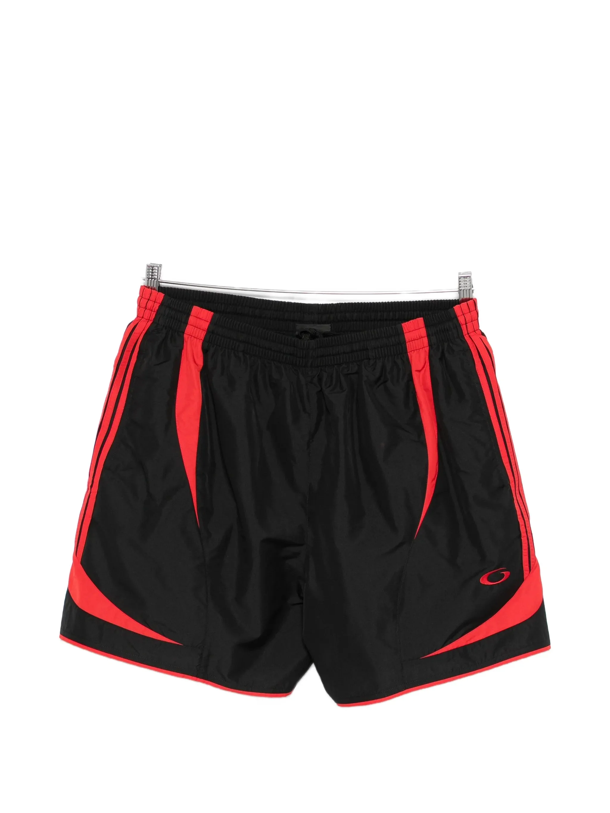 Balenciaga Striped Logo Swim Shorts - 1