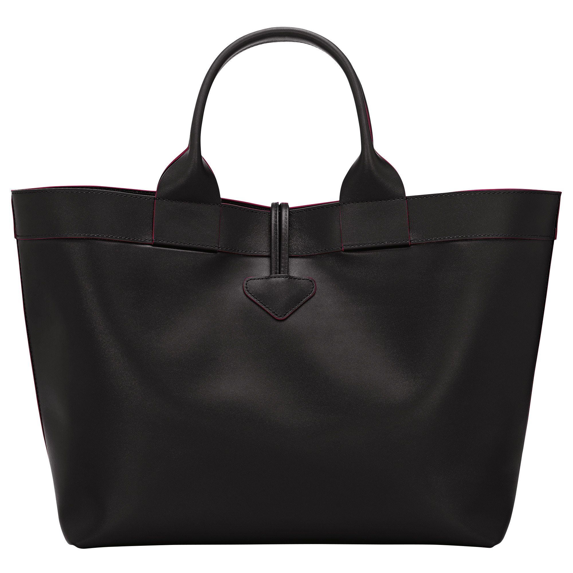 Le Roseau L Tote bag Black - Leather - 4
