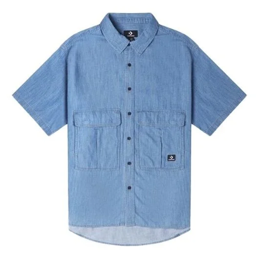 Converse Elevated Chambray Shirt 'Indigo Blue' 10025438-A01 - 1