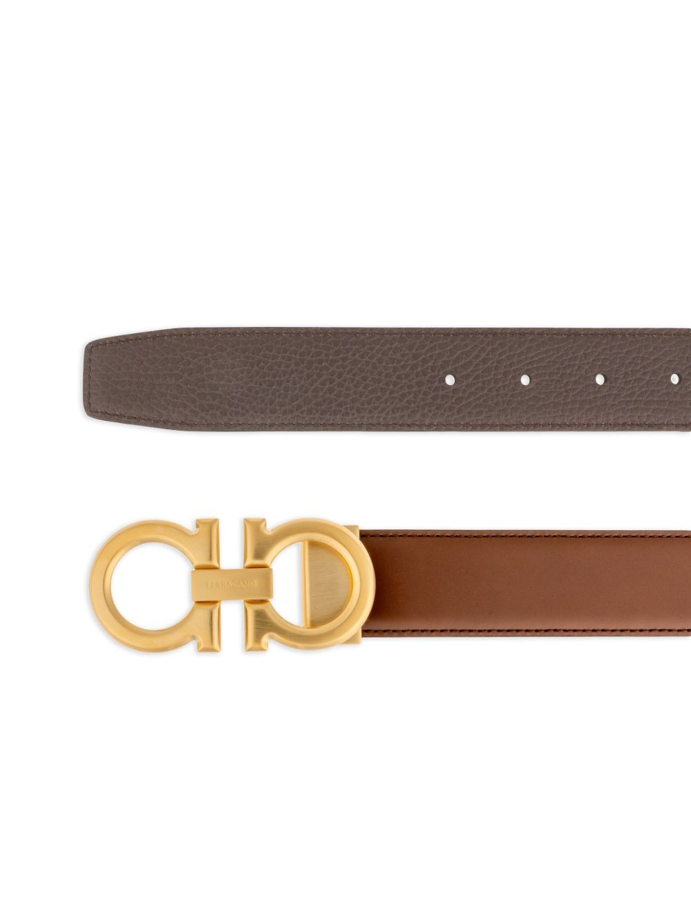 Gancini-buckle reversible belt - 2