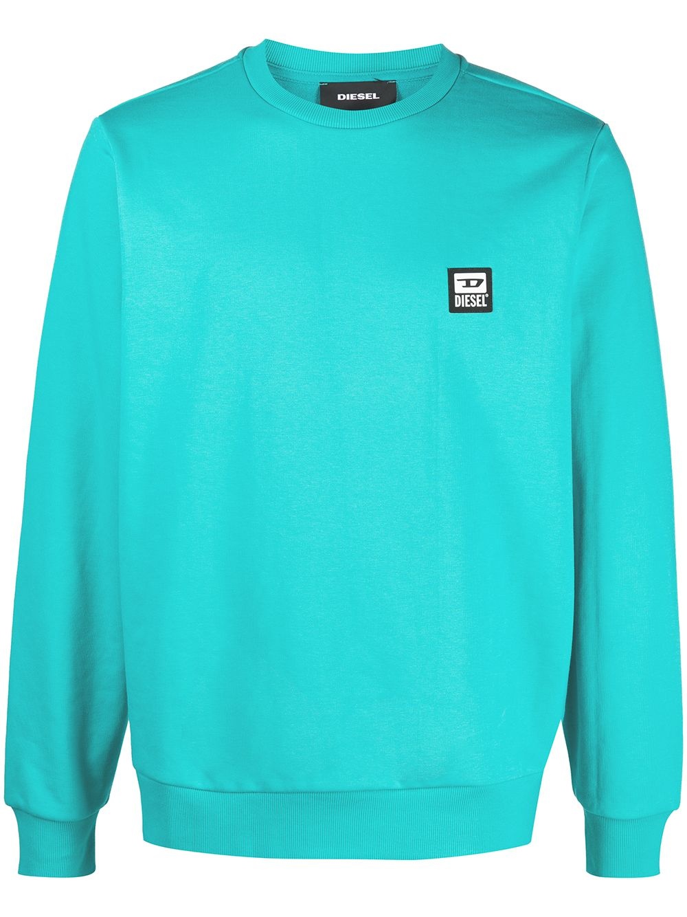 logo crew-neck jumper - 1