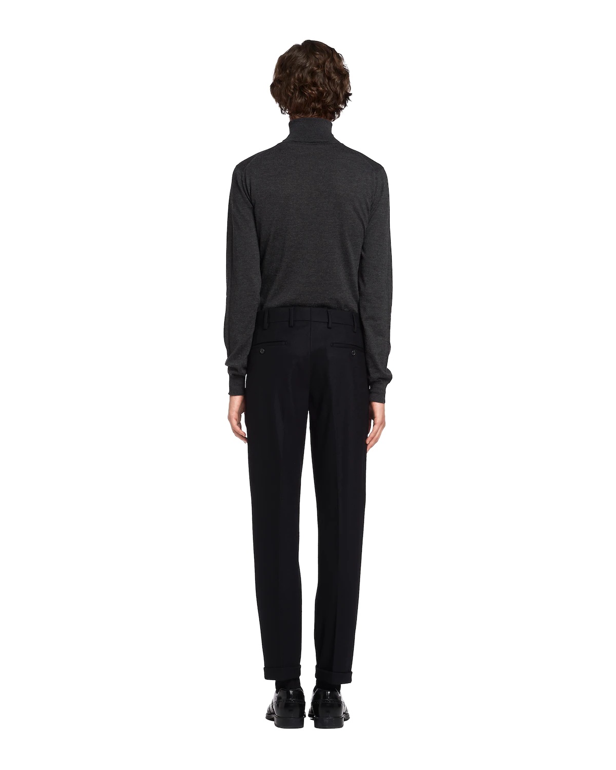 Wool jersey trousers - 4