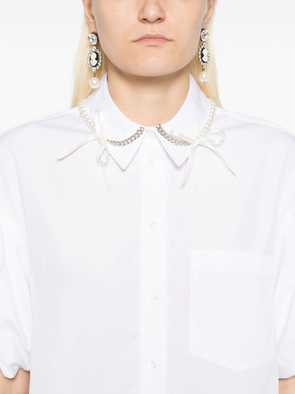 puff-sleeve shirt - 5