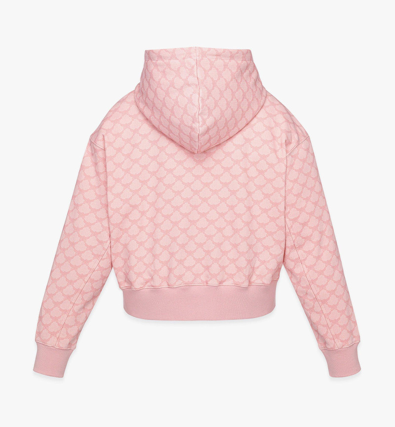 MCM Lauretos Print Hoodie in Organic Cotton outlook