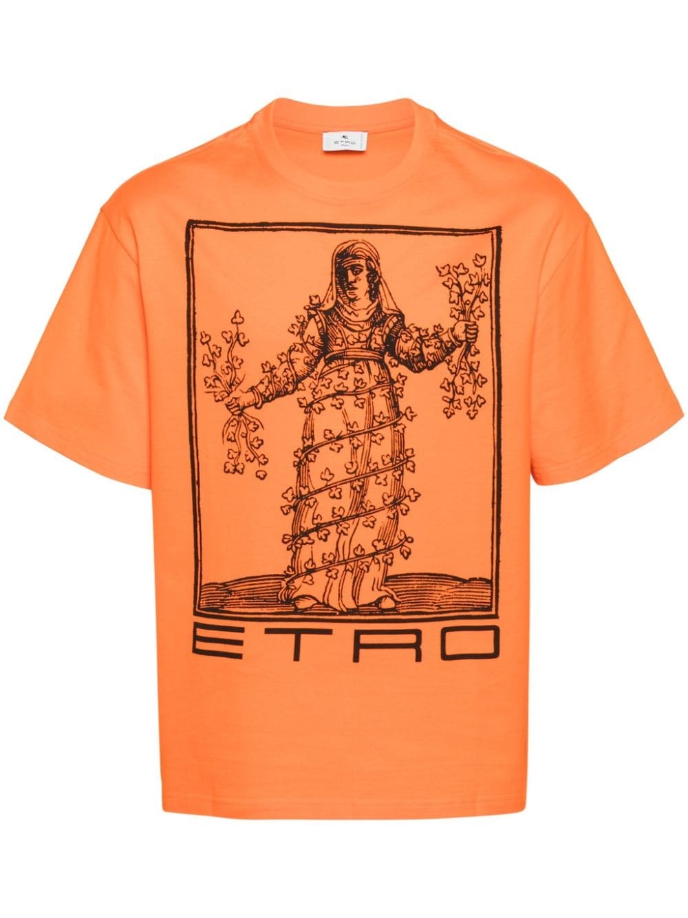 logo-print cotton T-shirt - 1