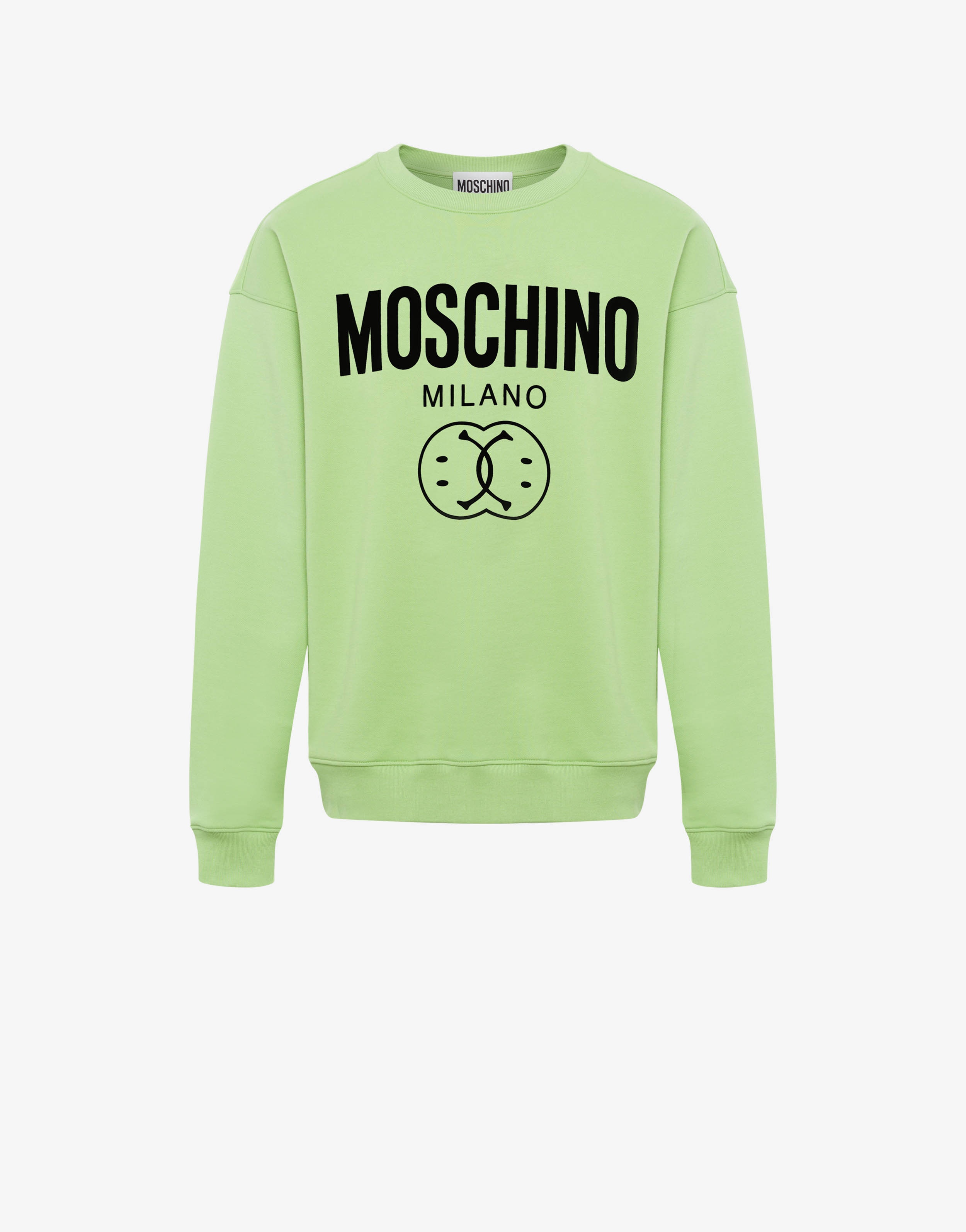 DOUBLE SMILEY® LOGO ORGANIC COTTON SWEATSHIRT - 1