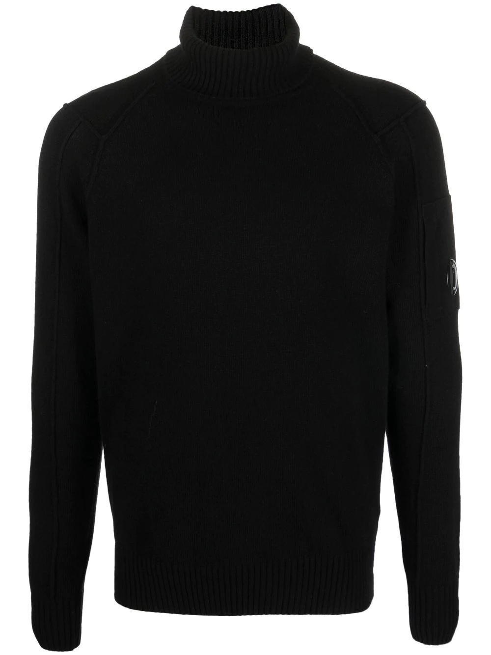 roll neck knitted sweater - 1