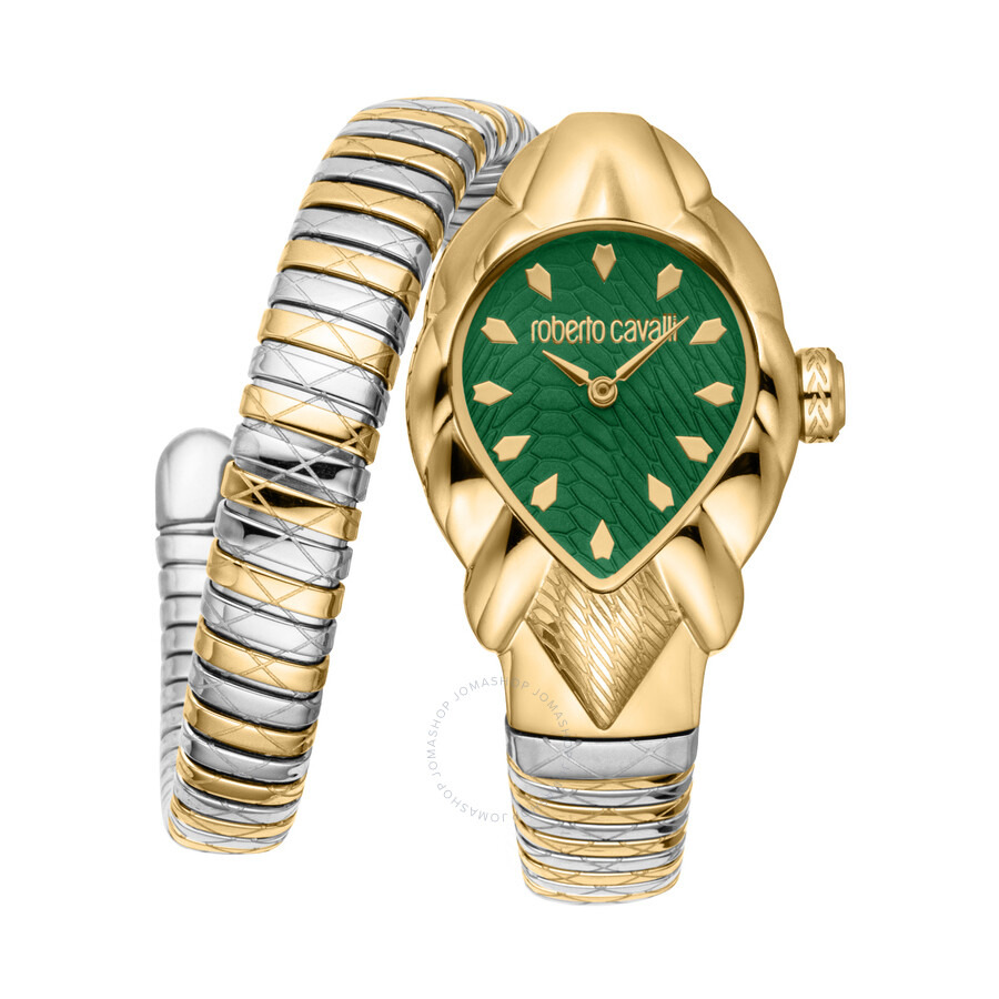 Roberto Cavalli Fiaba Green Dial Ladies Watch RC5L110M0075 - 1
