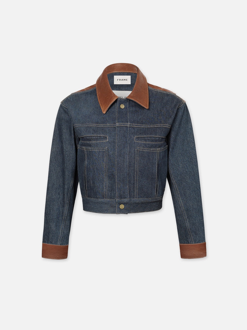 Atelier Denim & Leather Bomber in Arlow - 1