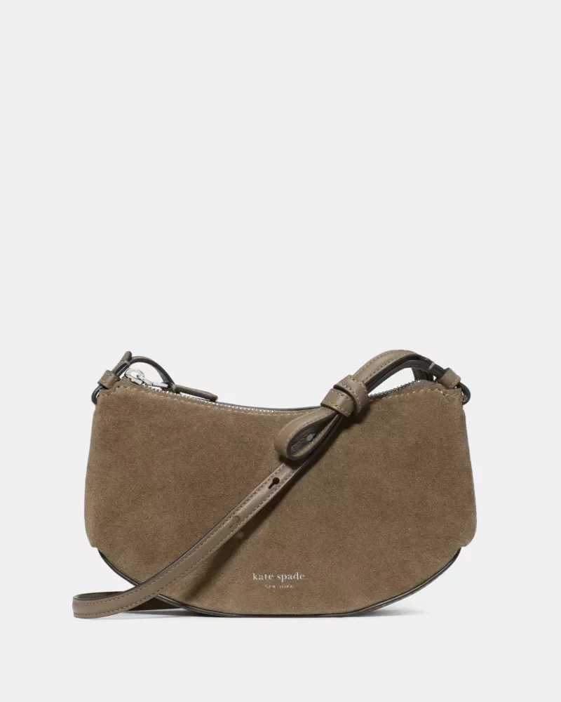 Loop Suede Crossbody Bag - 1