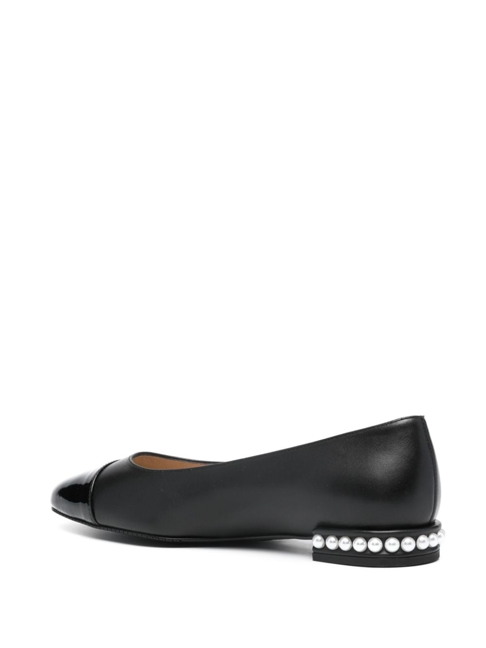 Pearl Flat leather ballerina shoes - 3