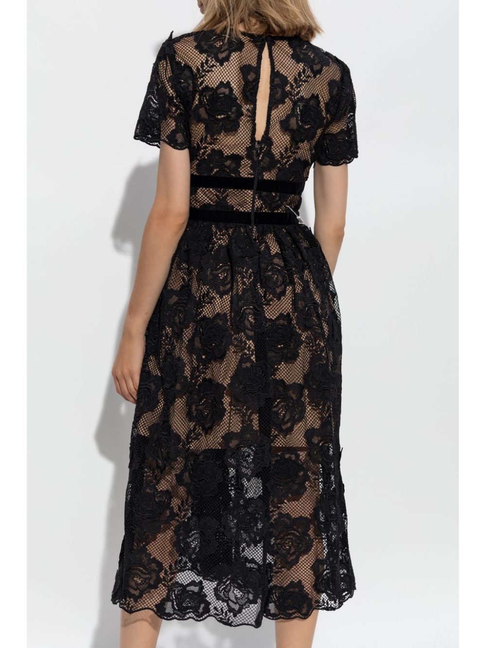 lace midi dress - 4