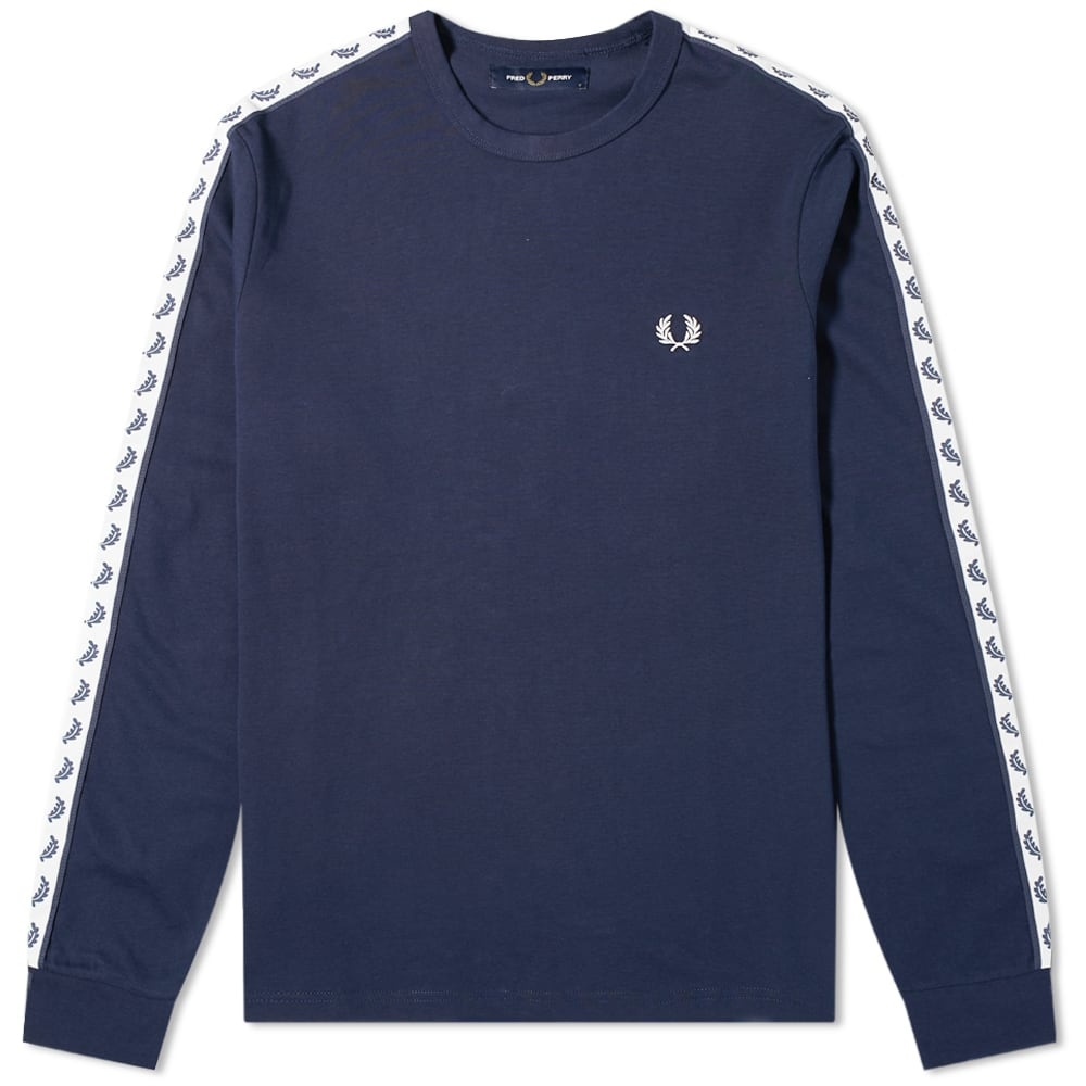 Fred Perry Authentic Long Sleeve Taped Tee - 1