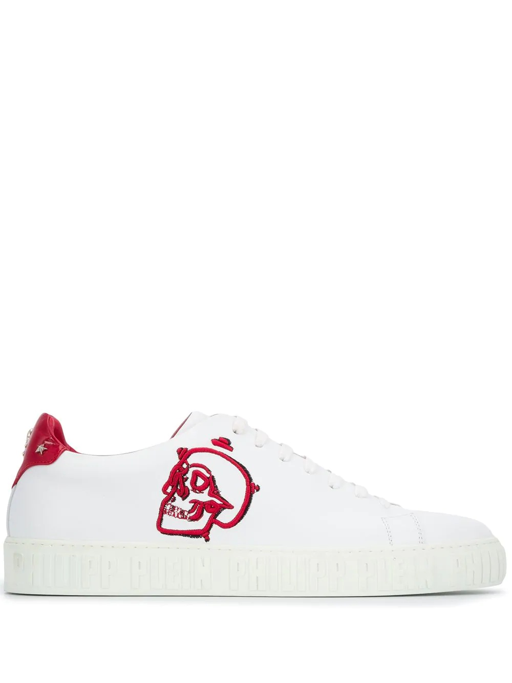 skull-patch low-top trainers  - 1