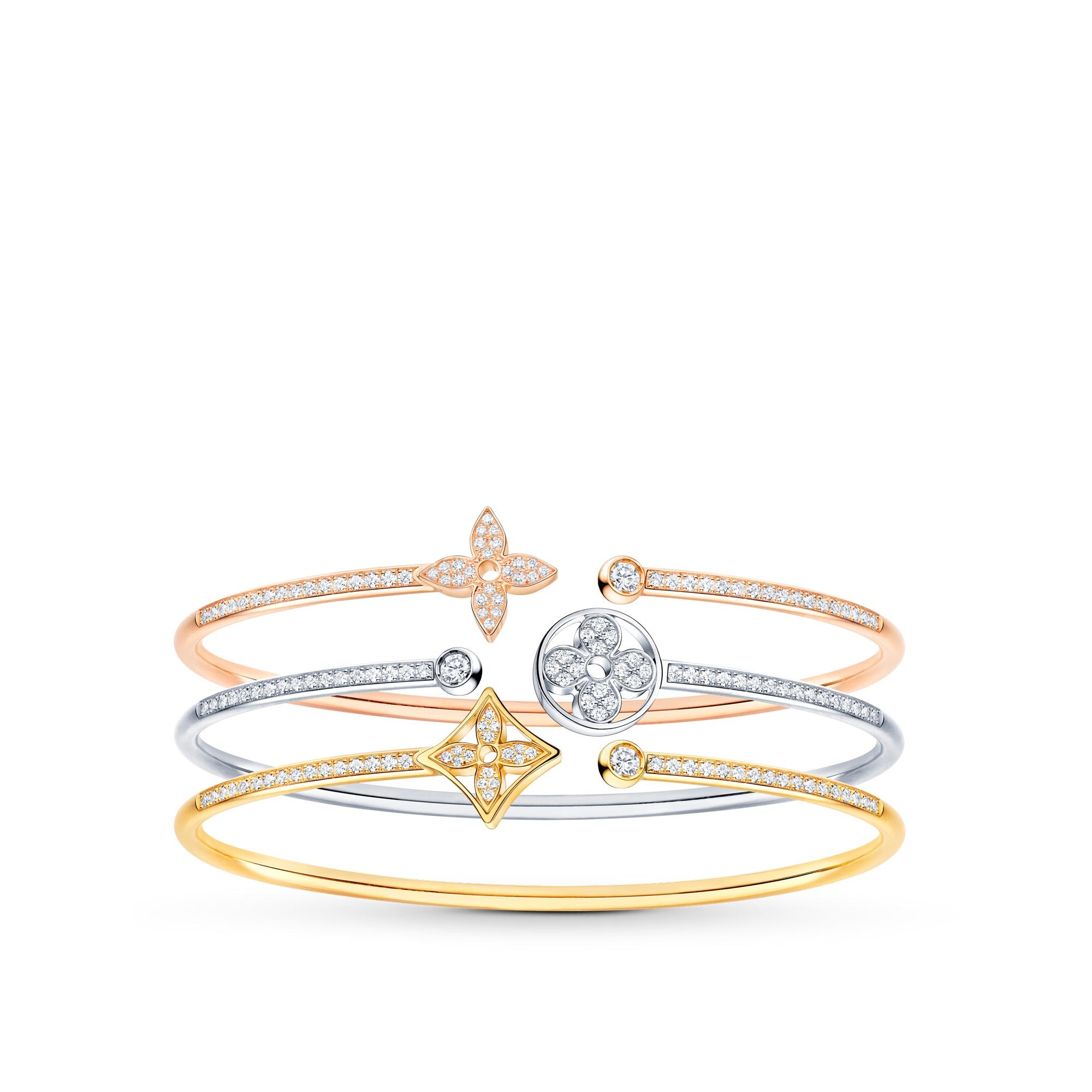 Idylle Blossom Twist Bracelet, White Gold And Diamonds - 4