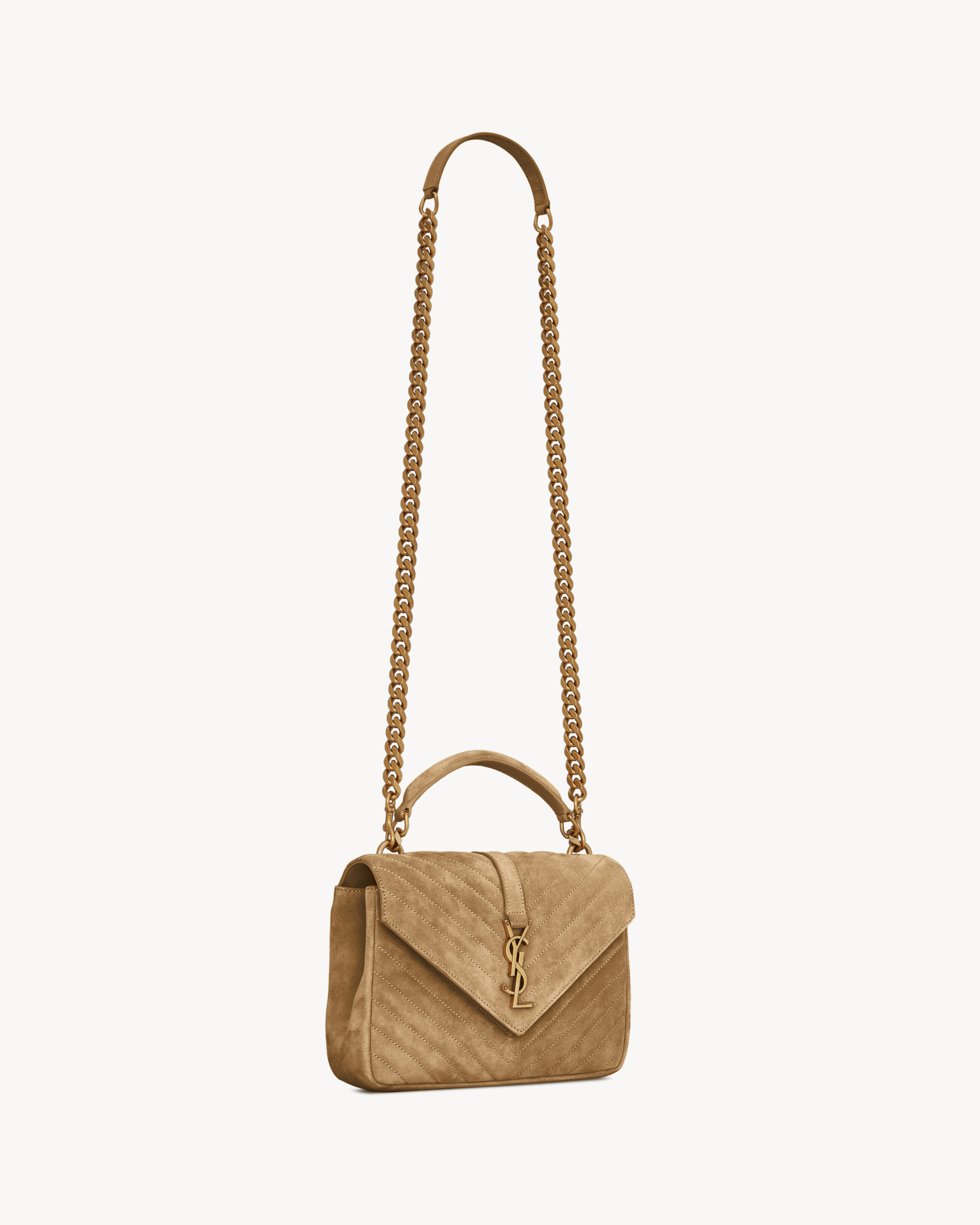 COLLEGE MEDIUM IN QUILTED SUEDE - 7