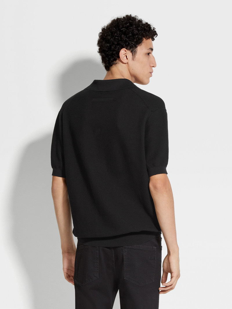 BLACK PREMIUM COTTON POLO SHIRT 5