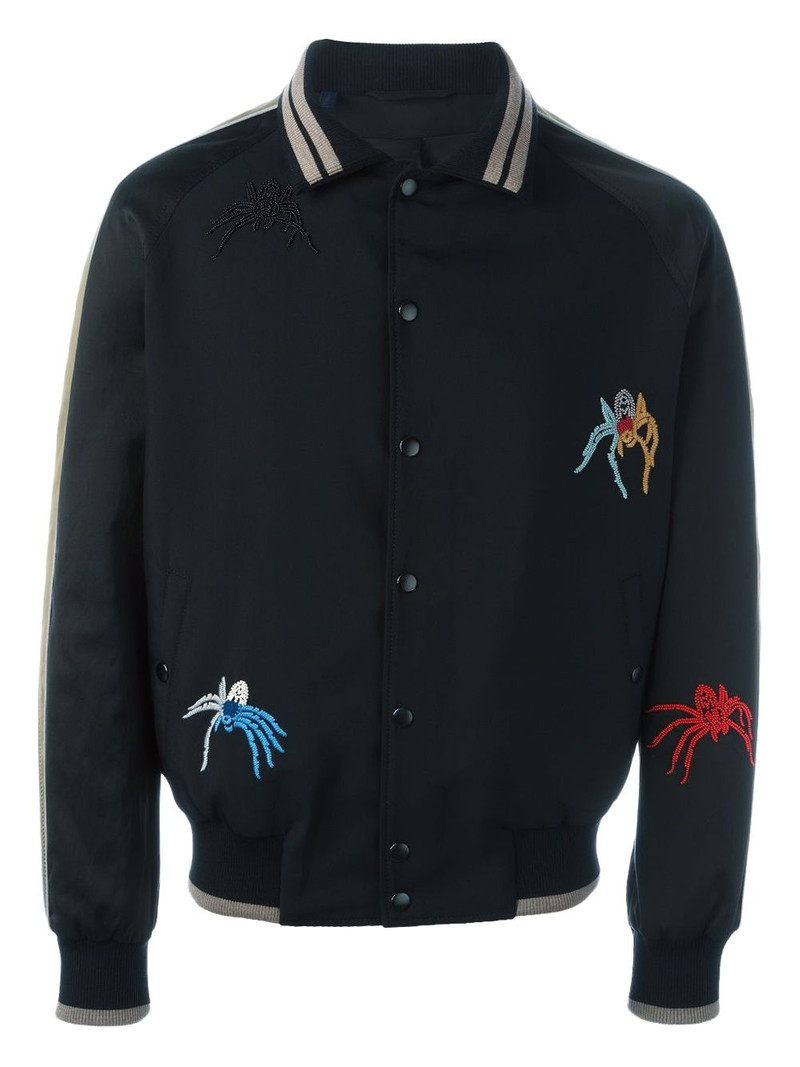 spider-embroidery baseball jacket 1