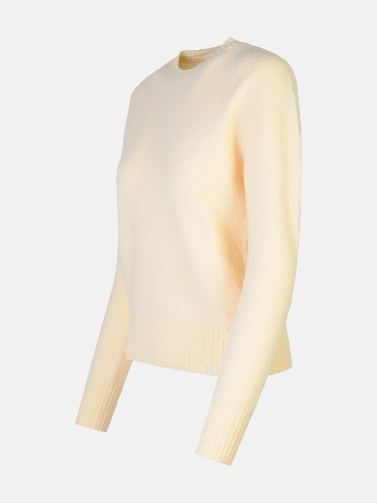 CREAM WOOL SWEATER - 2