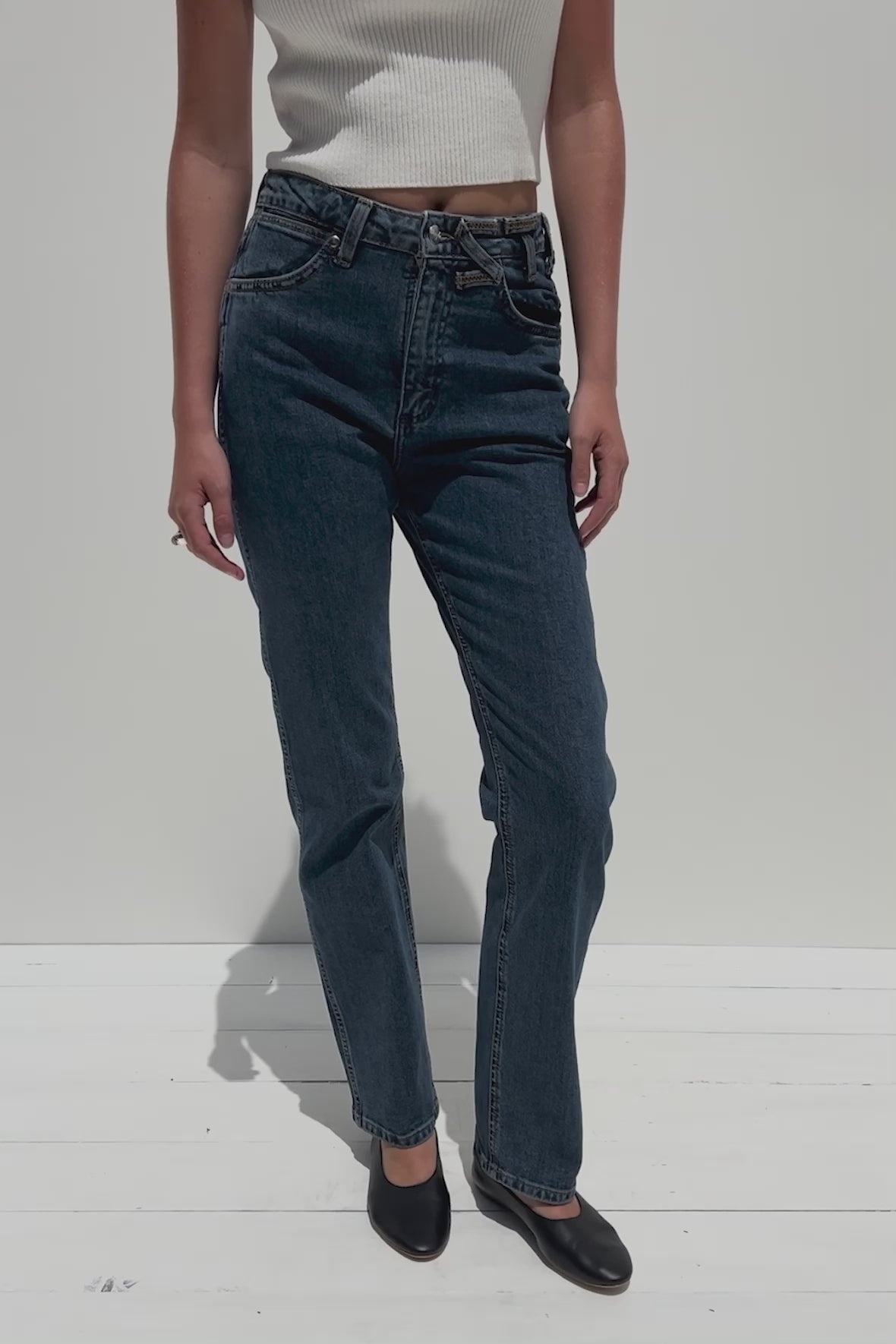 STAUD WRANGLER THE EVERYDAY JEAN INDIGO WASH - 5