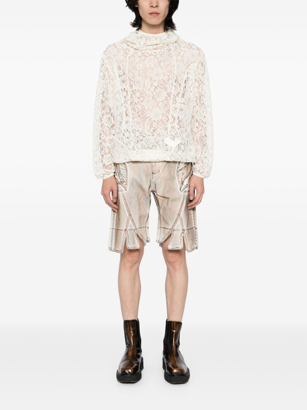 printed corset shorts - 2