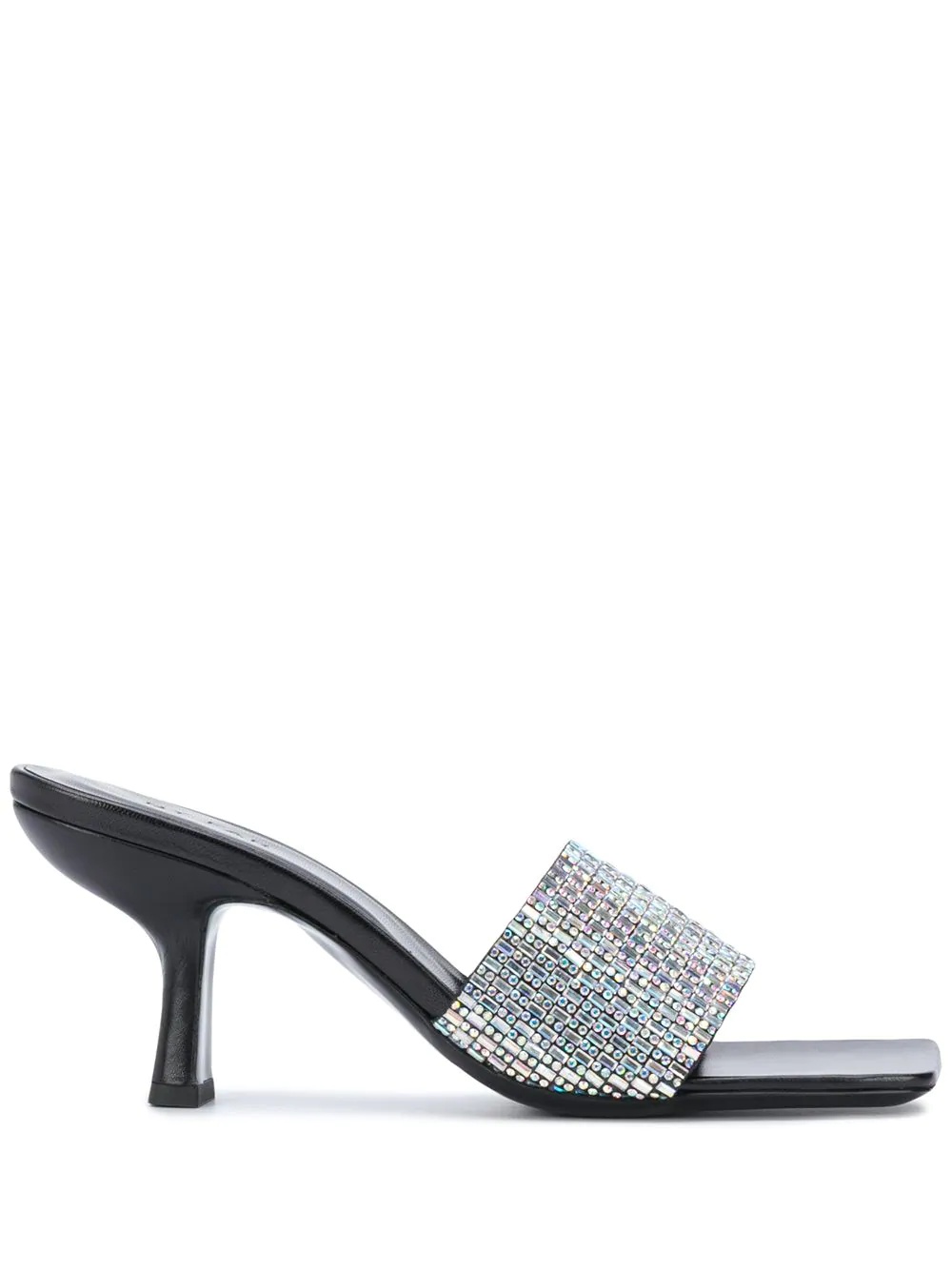 crystal-embellished sandals - 1