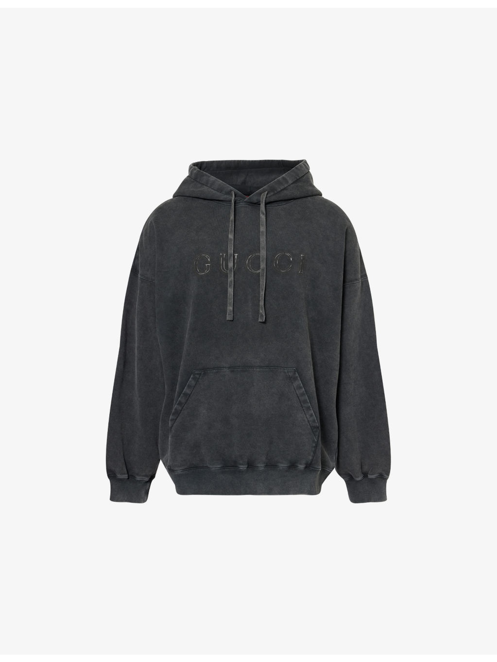 Logo-Embroidered Cotton Hoody - 1