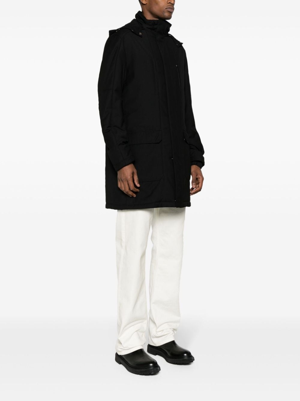 high-neck padded coat - 3