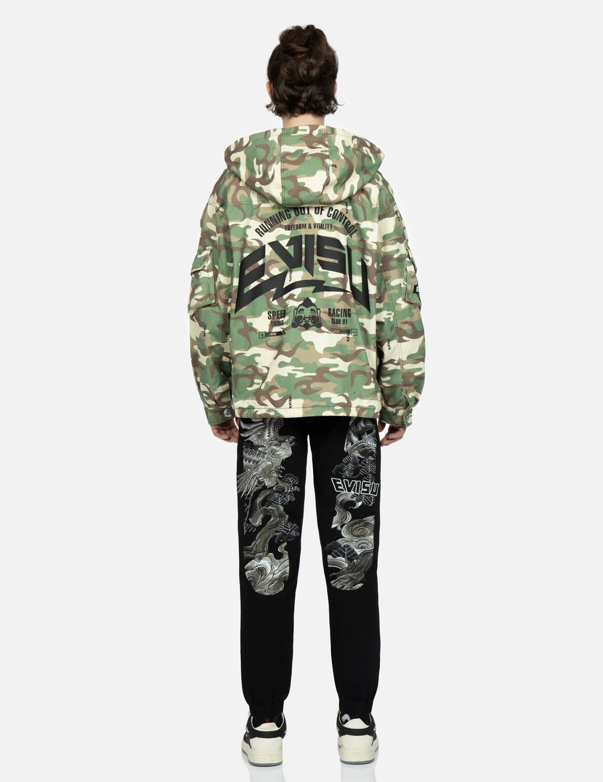 ALLOVER CAMOUFLAGE-PATTERN HOODED JACKET - 5