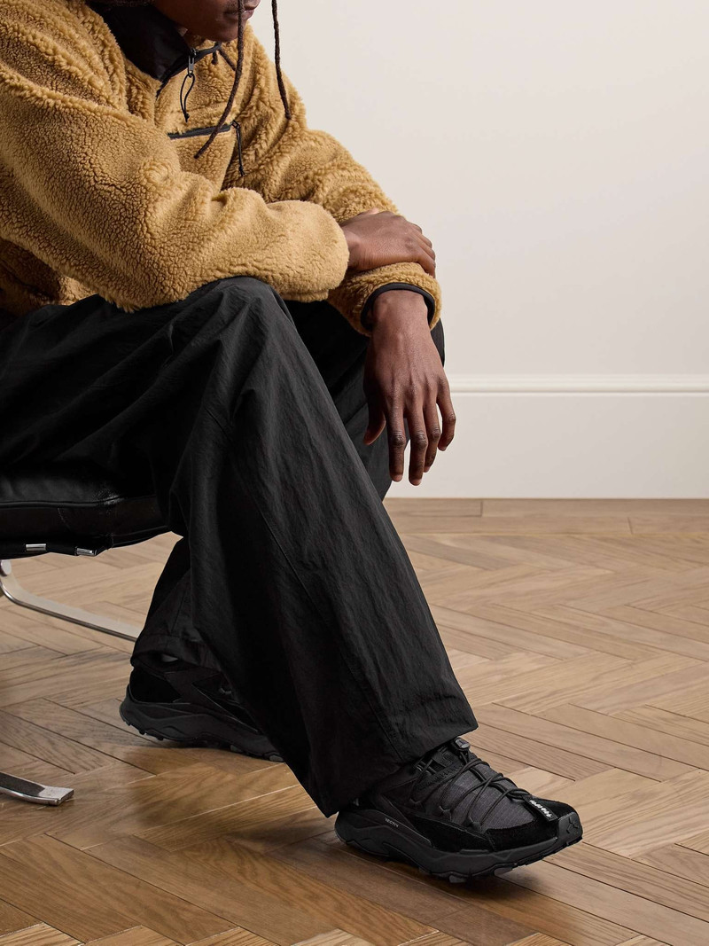 The North Face VECTIV Taraval Leather and Suede-Trimmed Ripstop and Mesh Sneakers outlook