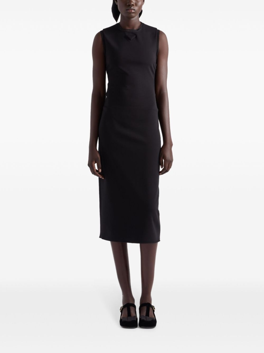 interlock crêpe dress - 2