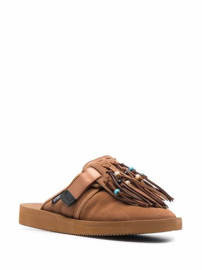 Alanui Zavo fringed Suikoke slippers outlook