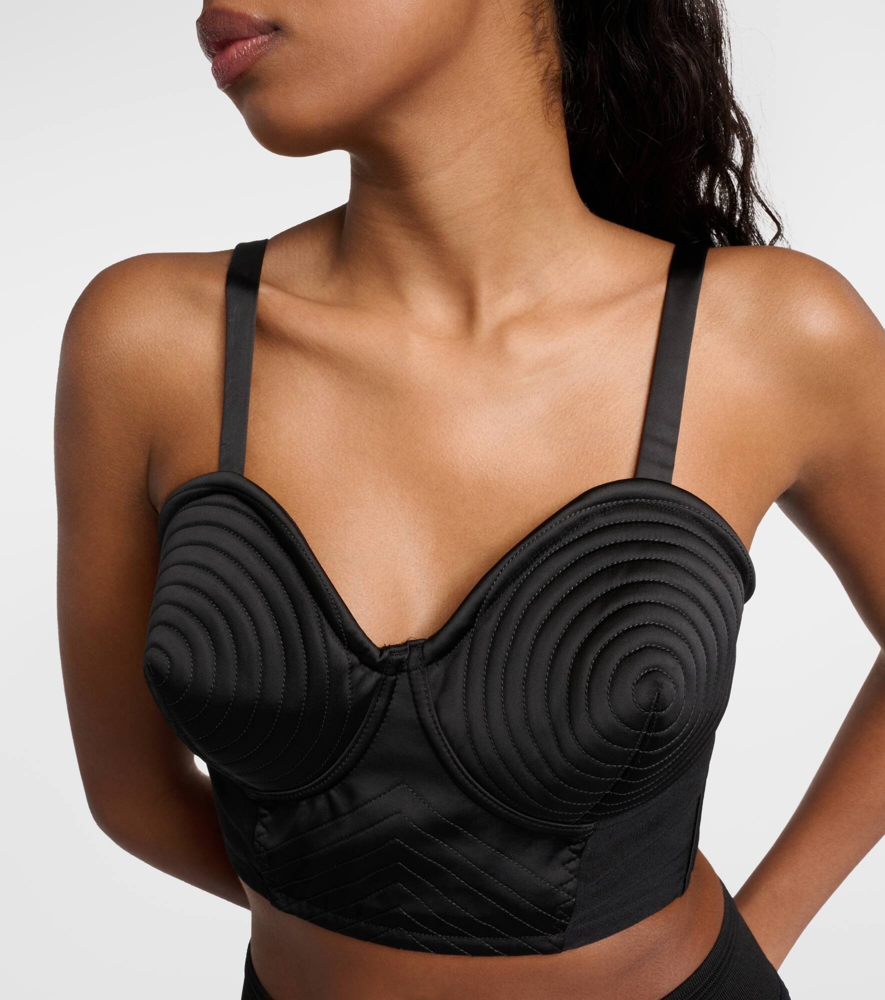 Tattoo Iconic satin bra top - 4