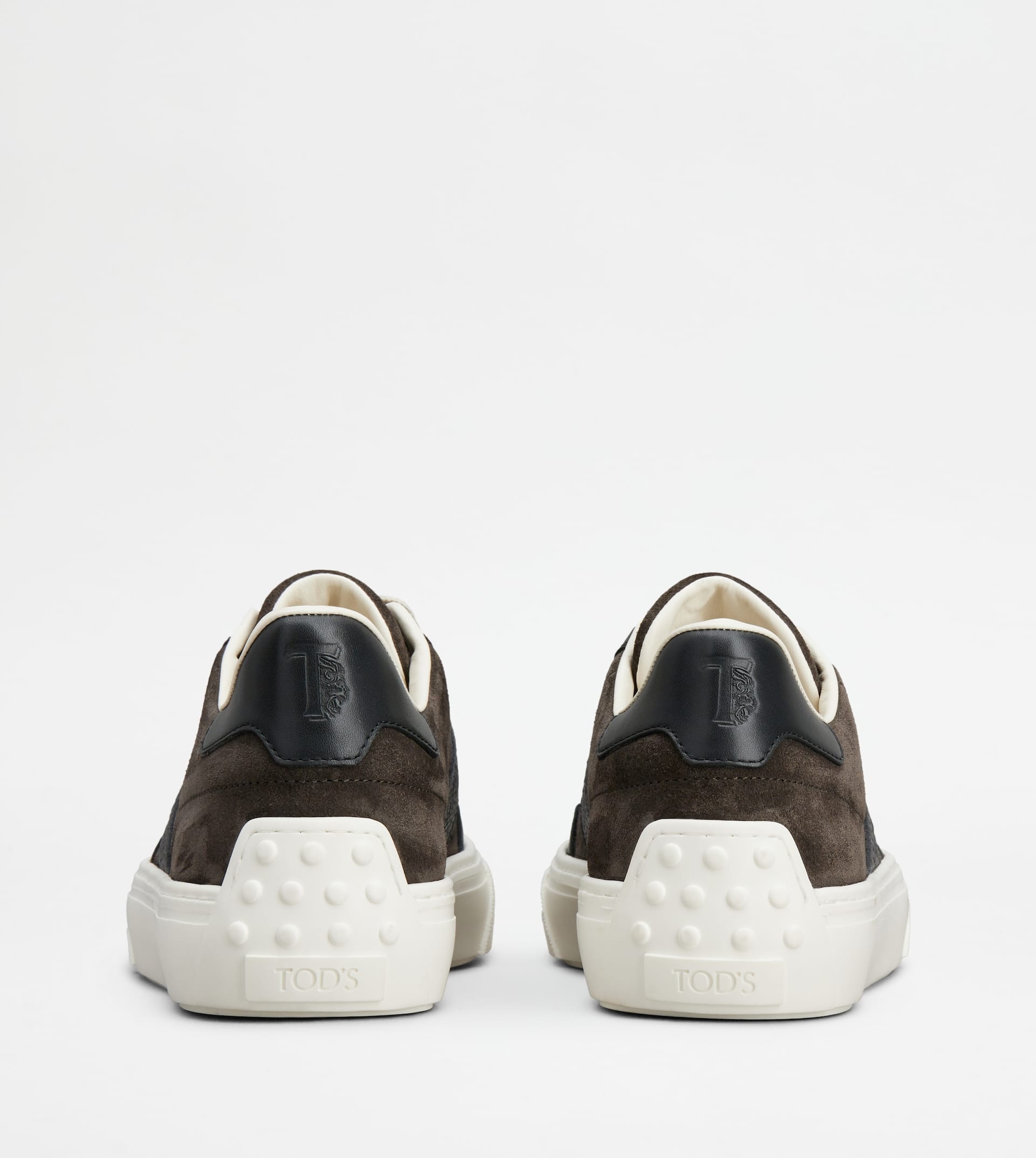 TOD'S SNEAKERS IN SUEDE - GREY, BROWN - 3