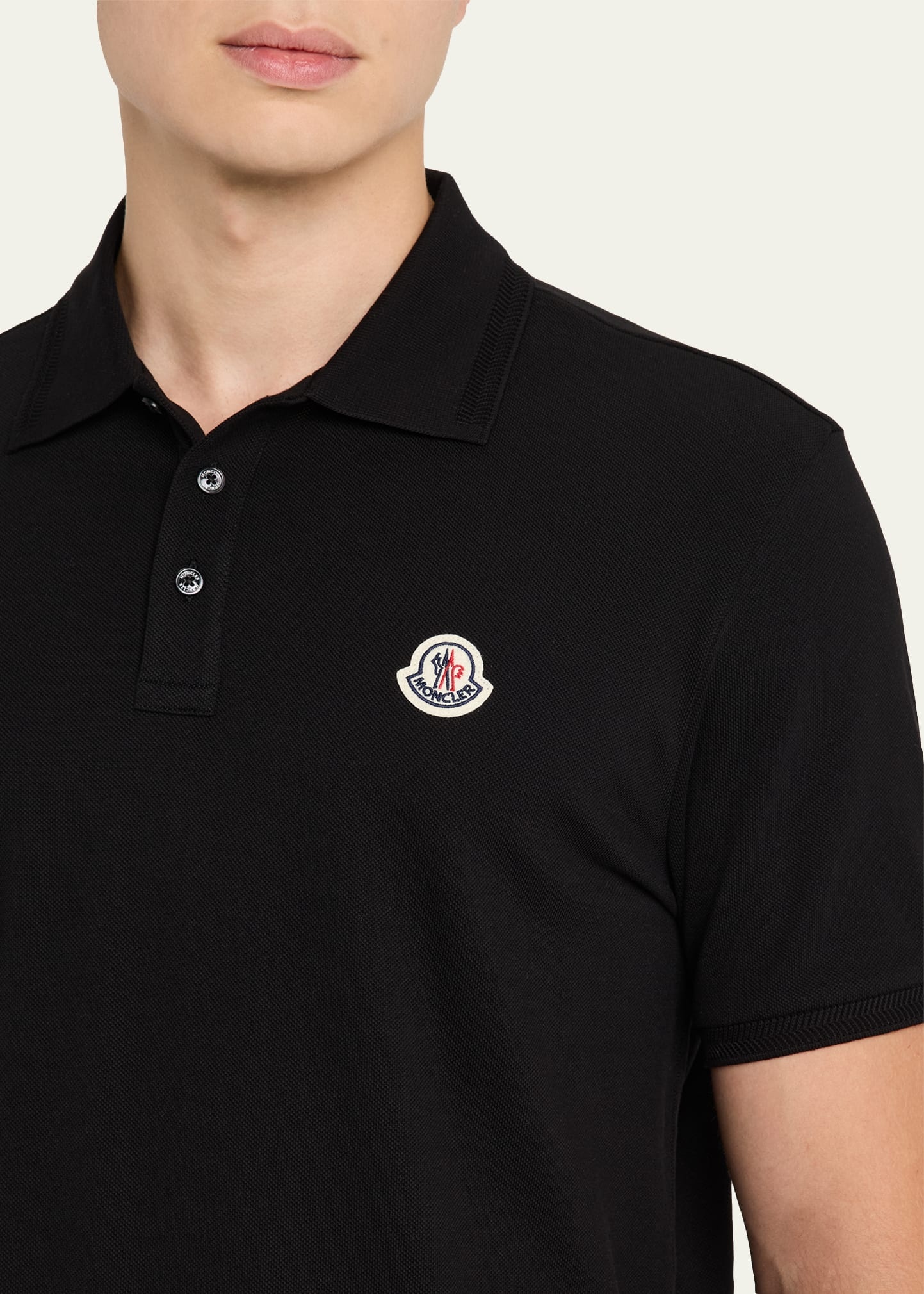 Men's Chest-Logo Pique Polo Shirt - 5