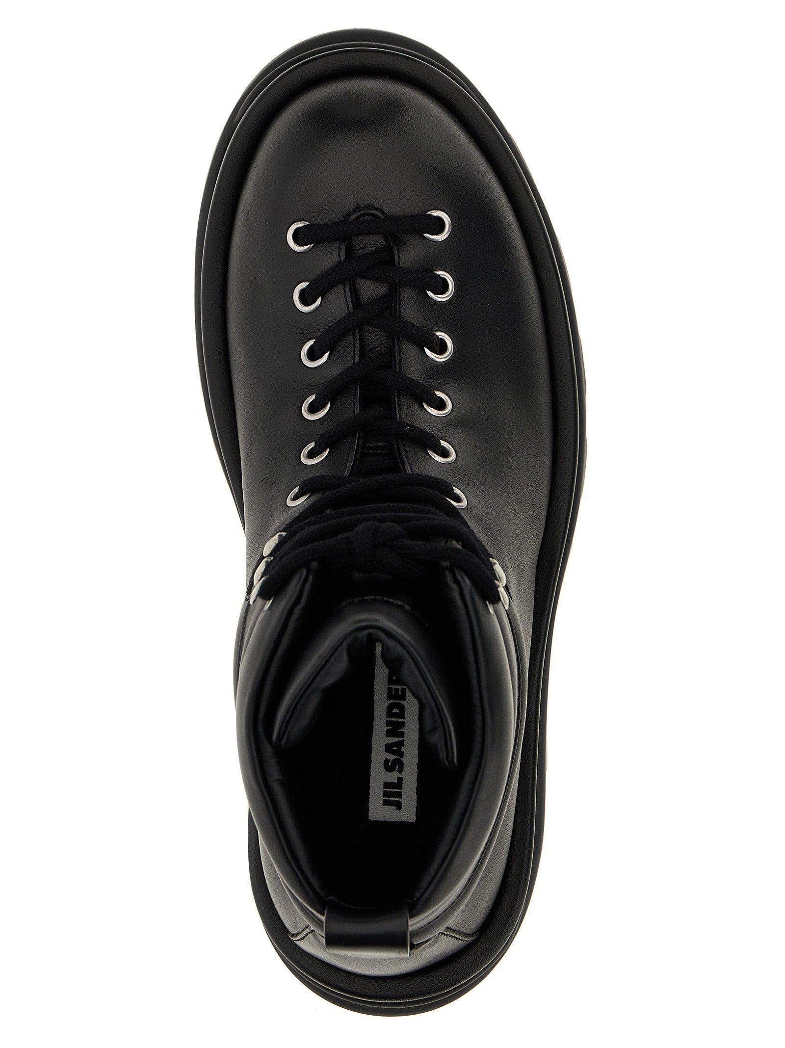 Jil Sander Men Leather Ankle Boots - 4