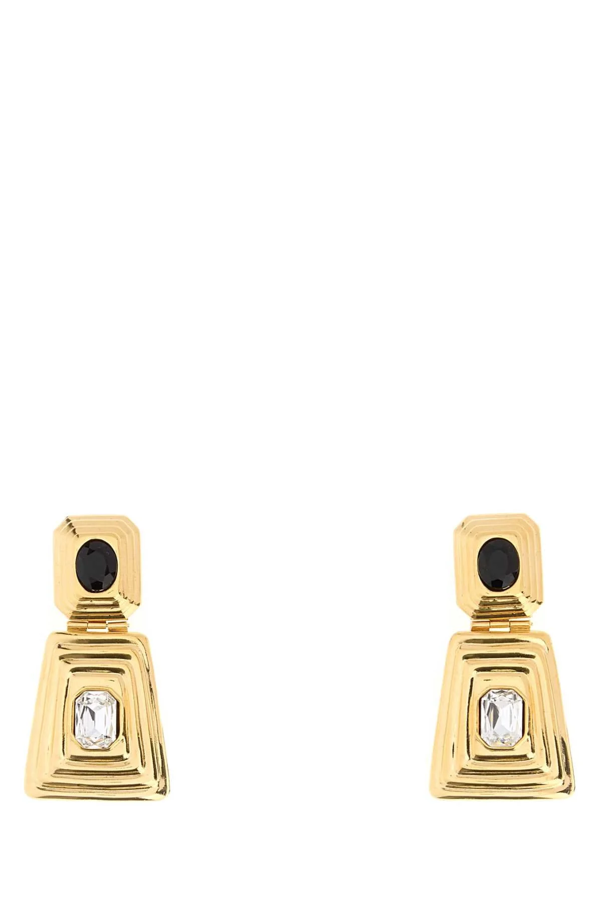 Alessandra Rich Women Gold Metal Earrings - 1