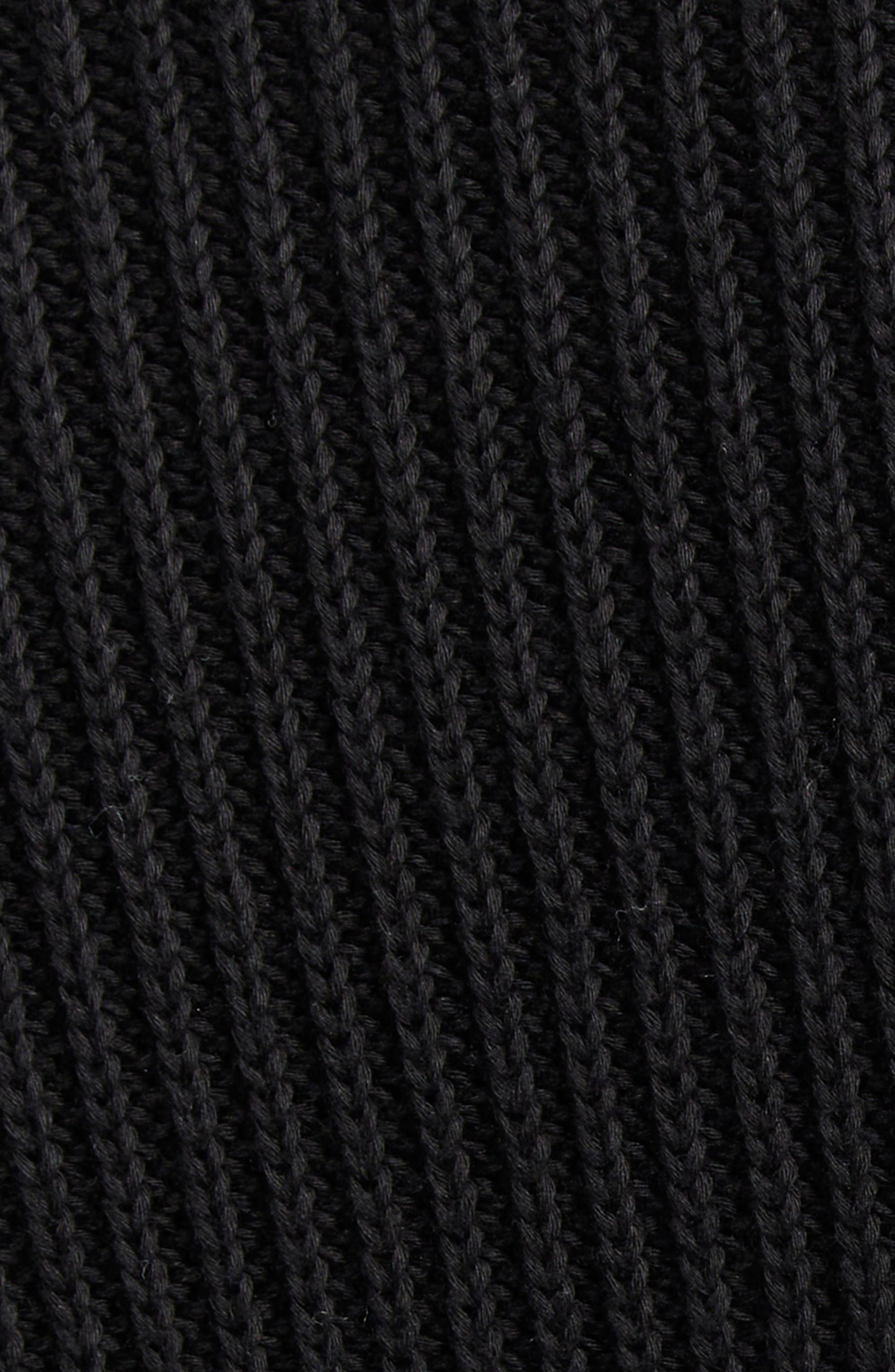 Moncler Quilted Down & Cotton Knit Cardigan in Black at Nordstrom - 6