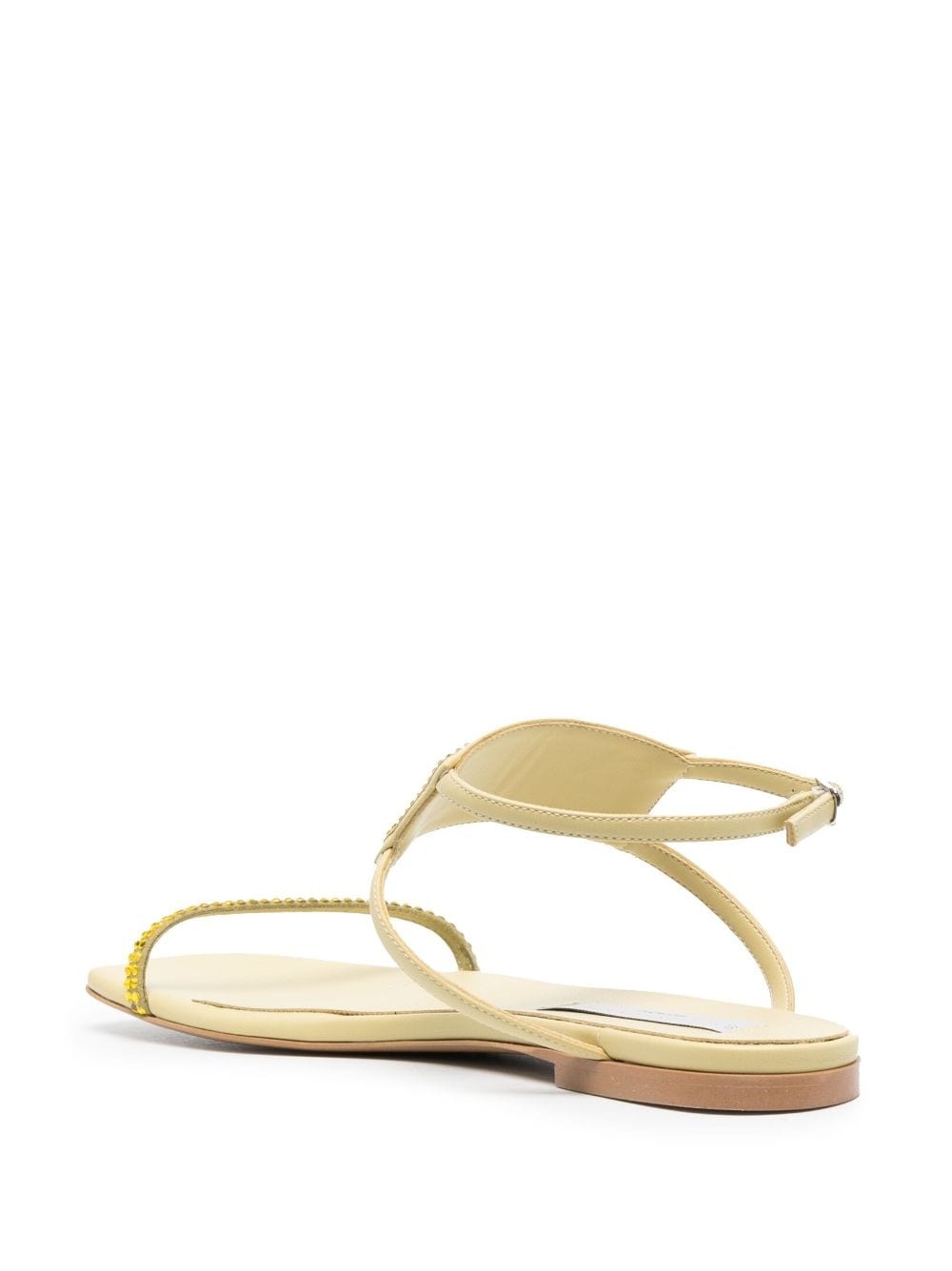crystal-embellished flat sandals - 3