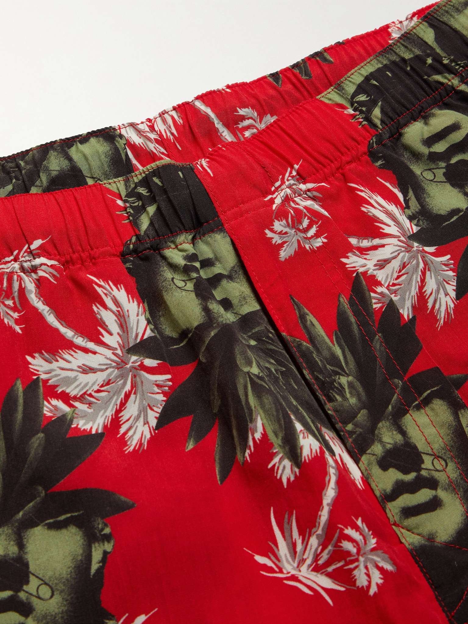 Printed Cotton Shorts - 3