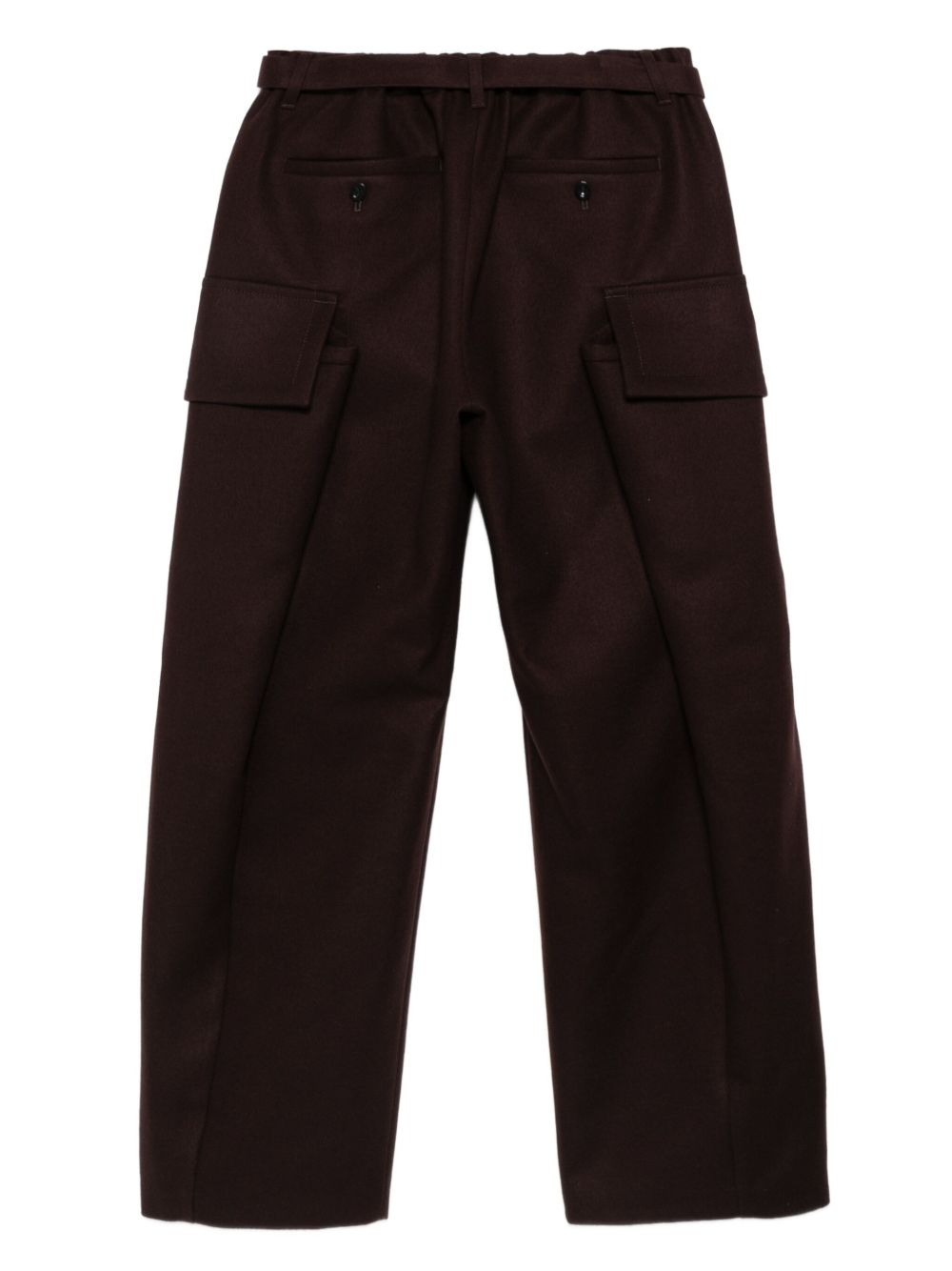 belted cargo trousers - 2