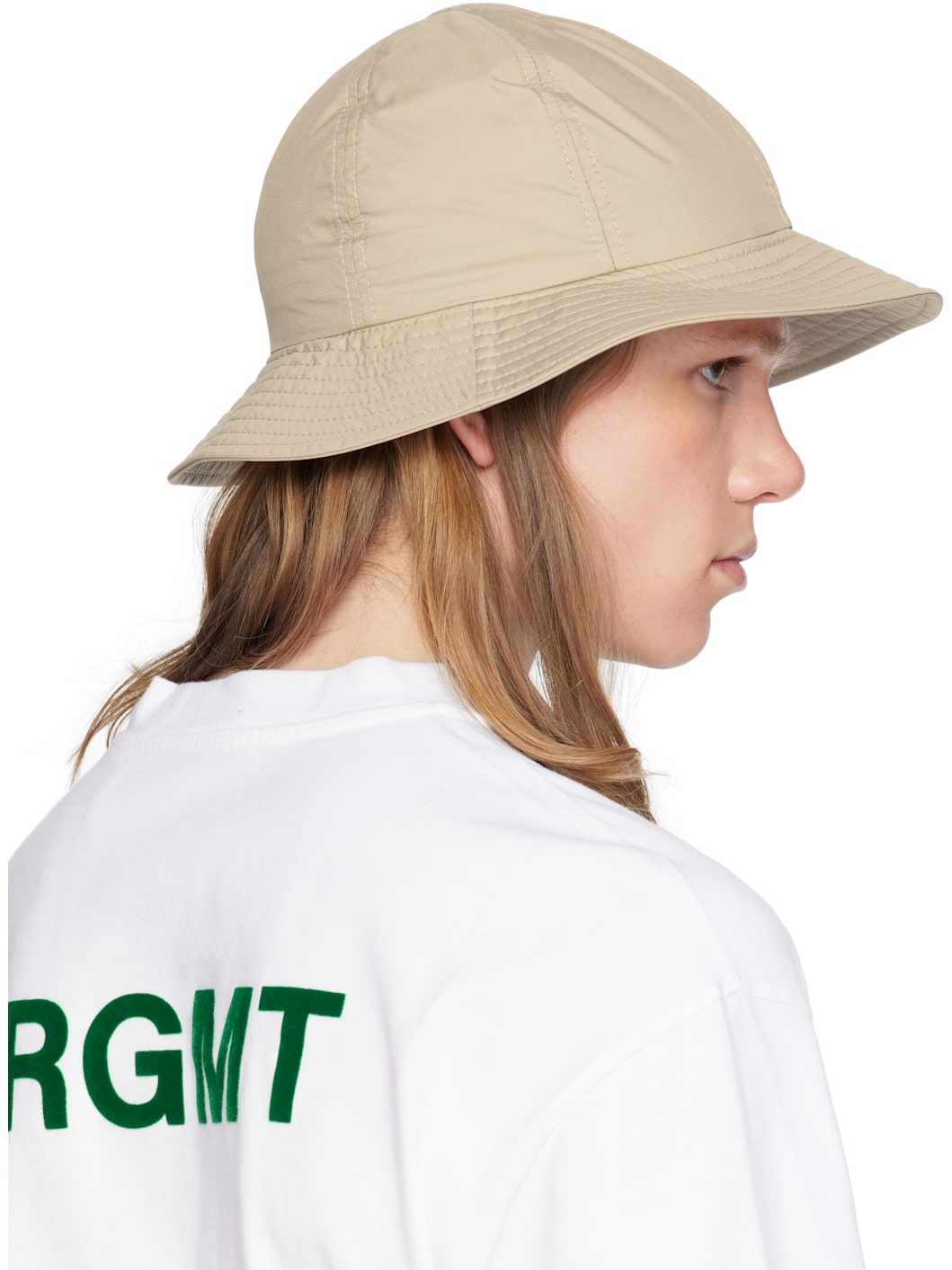 Moncler x FRGMT Beige Reversible Bucket Hat - 3